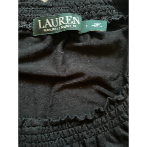 LRL Womens/Teen Blouses set of 2 Floral and Black Size Large Bohemian Flowy - Picture 6 of 12